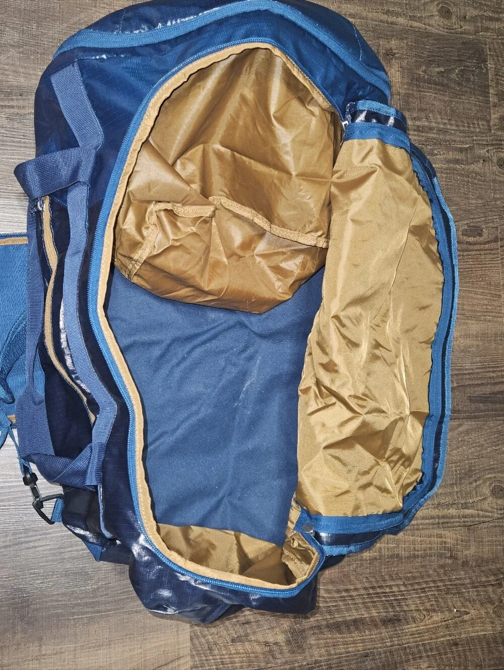 Ozark Trail 70L Coated Polyester Ripstop Duffel Bag With Backpack Straps